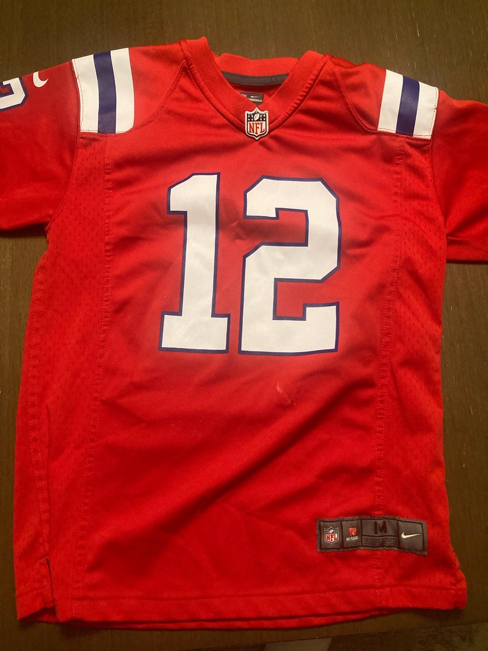 Youth Medium Tom Brady Patriots Throwback Jersey